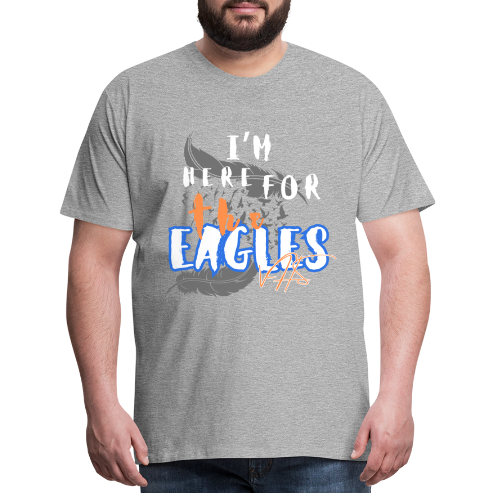 Men's Premium Vienna Eagles “ IM HERE”  T-Shirt - heather gray