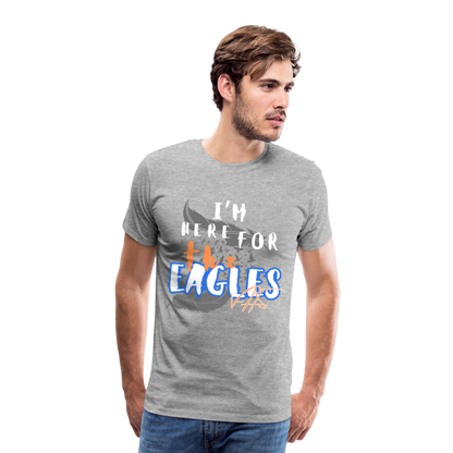 Men's Premium Vienna Eagles “ IM HERE”  T-Shirt - heather gray