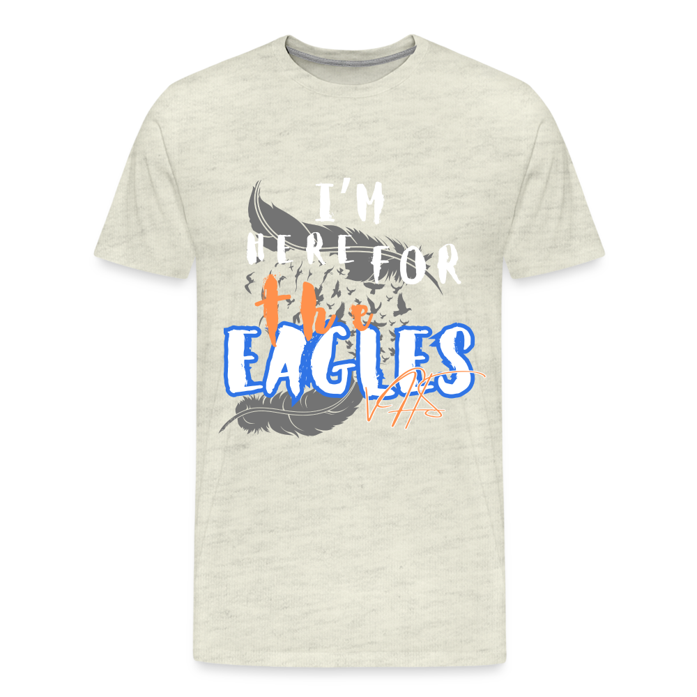 Men's Premium Vienna Eagles “ IM HERE”  T-Shirt - heather oatmeal