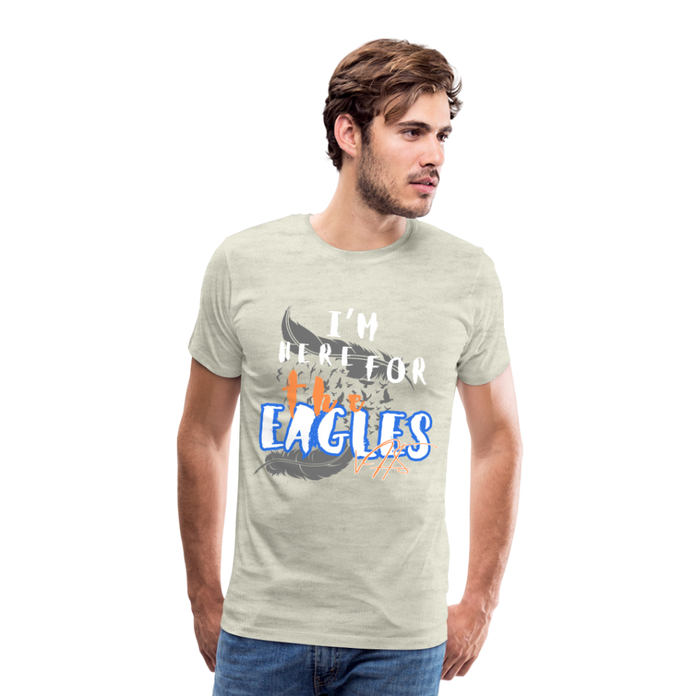 Men's Premium Vienna Eagles “ IM HERE”  T-Shirt - heather oatmeal