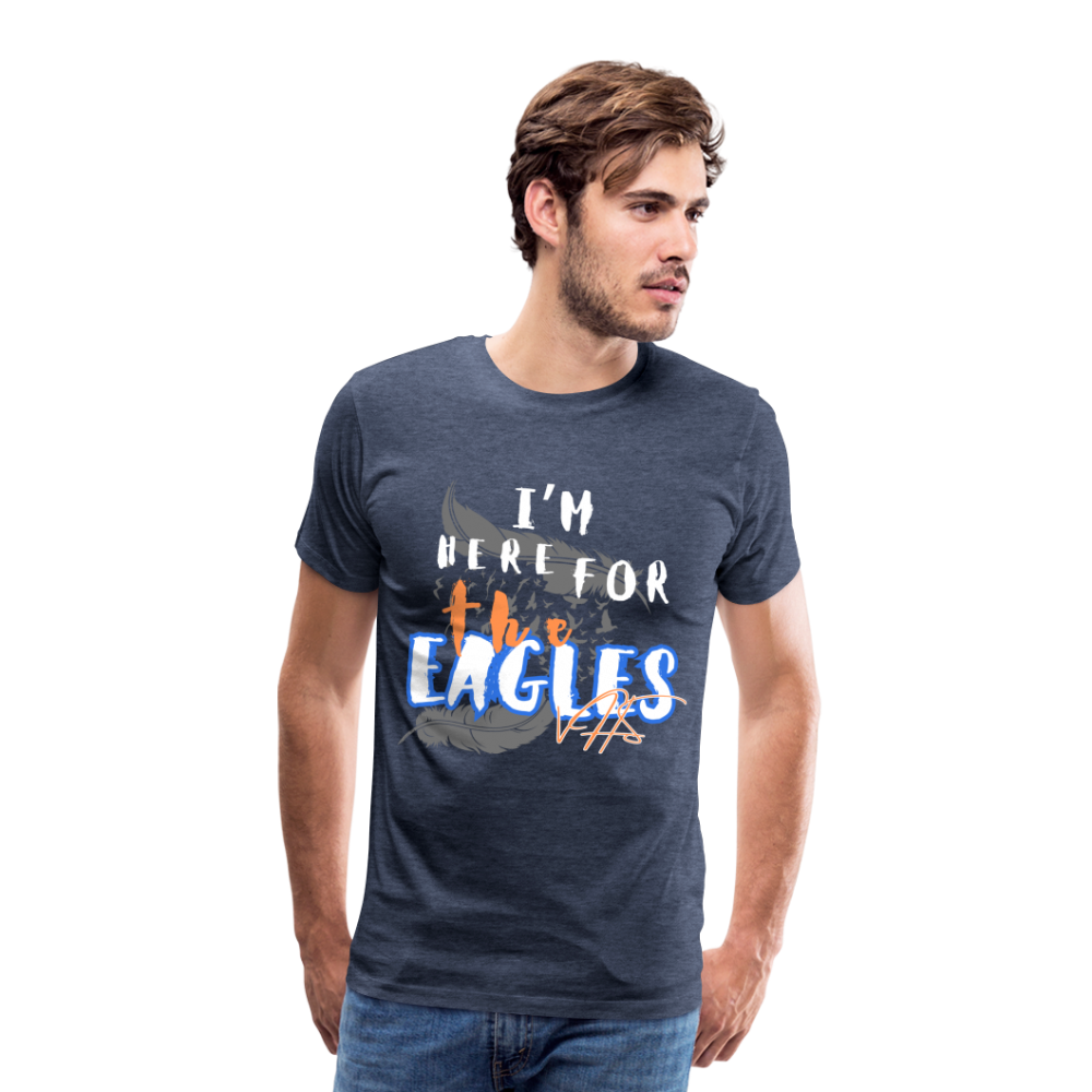 Men's Premium Vienna Eagles “ IM HERE”  T-Shirt - heather blue