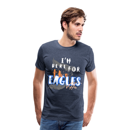 Men's Premium Vienna Eagles “ IM HERE”  T-Shirt - heather blue