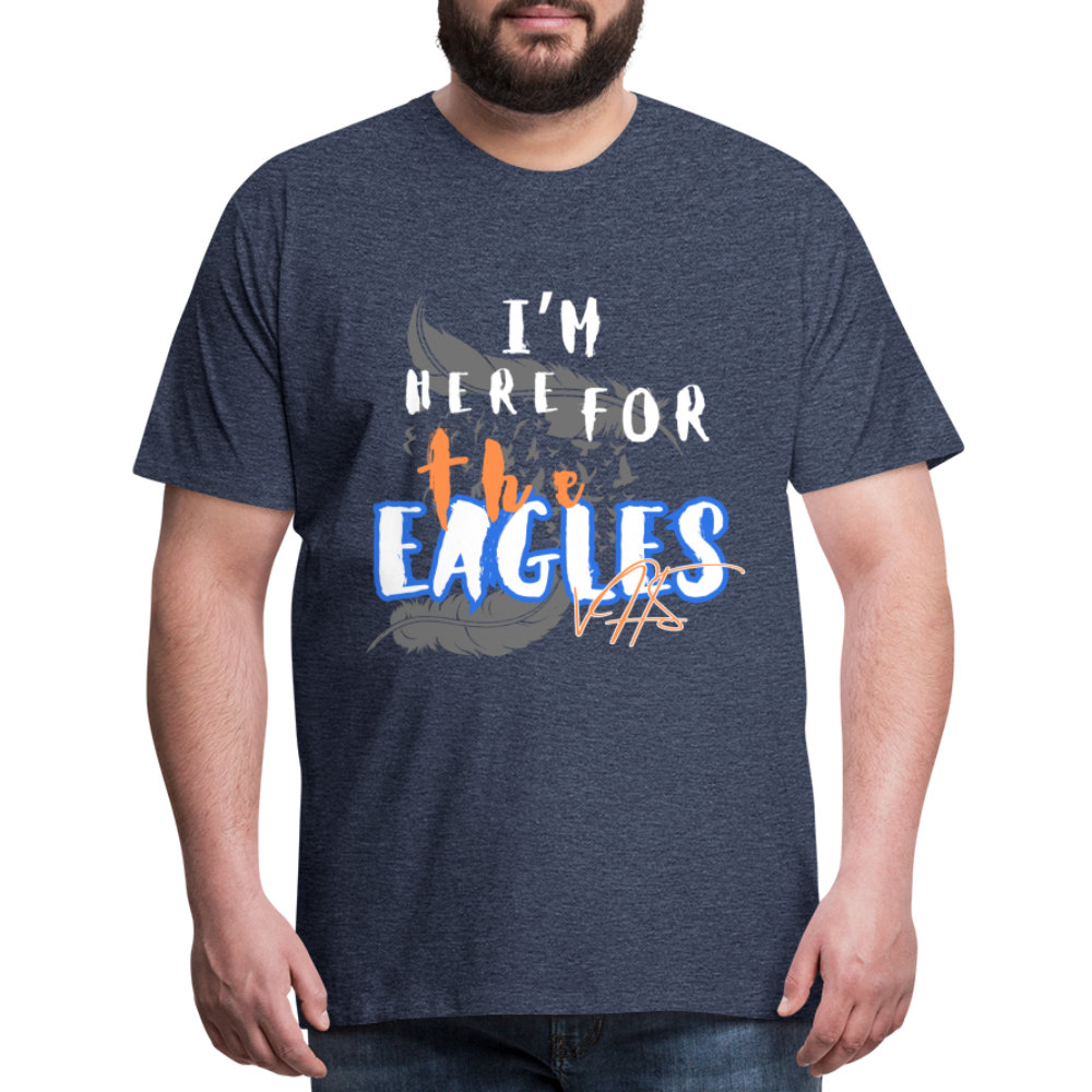 Men's Premium Vienna Eagles “ IM HERE”  T-Shirt - heather blue