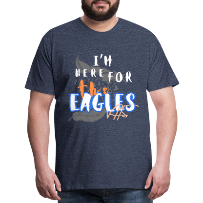 Men's Premium Vienna Eagles “ IM HERE”  T-Shirt - heather blue