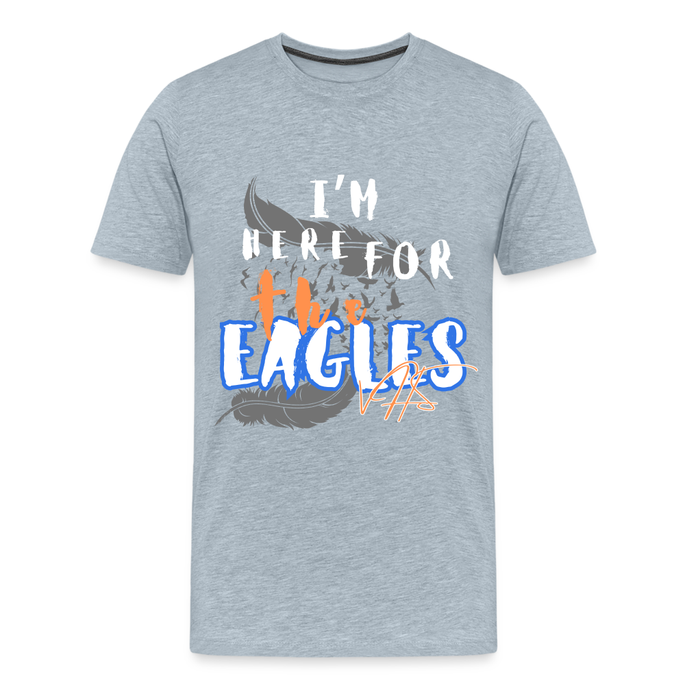 Men's Premium Vienna Eagles “ IM HERE”  T-Shirt - heather ice blue