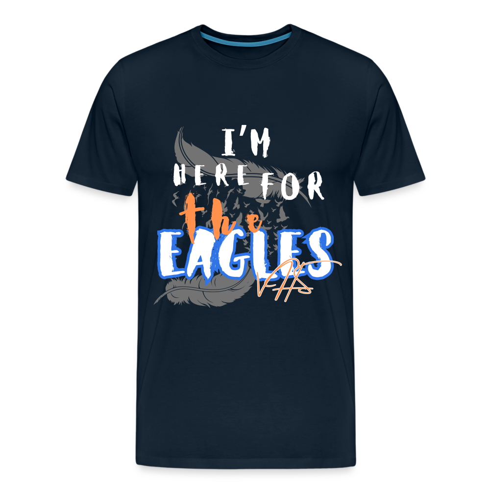 Men's Premium Vienna Eagles “ IM HERE”  T-Shirt - deep navy