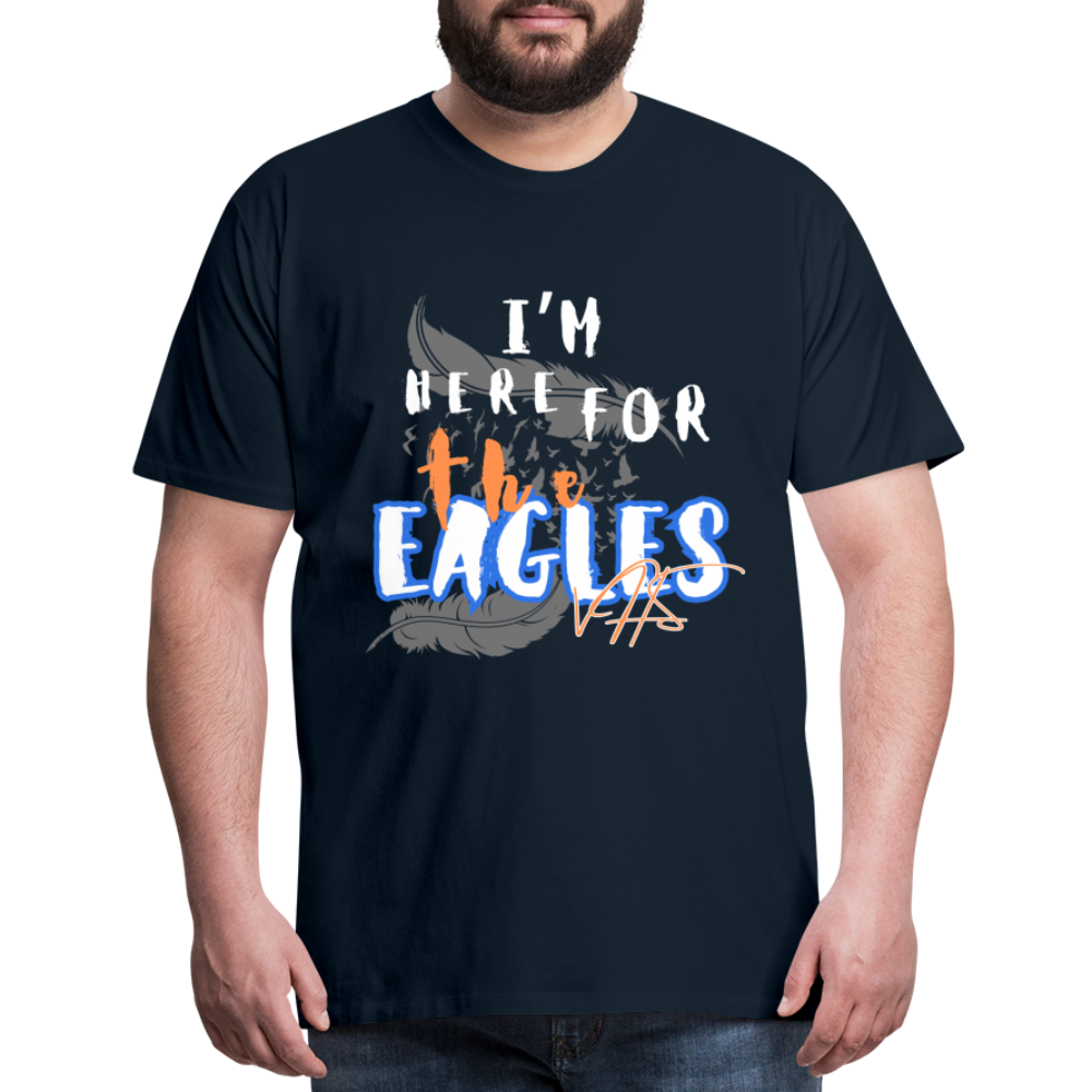 Men's Premium Vienna Eagles “ IM HERE”  T-Shirt - deep navy