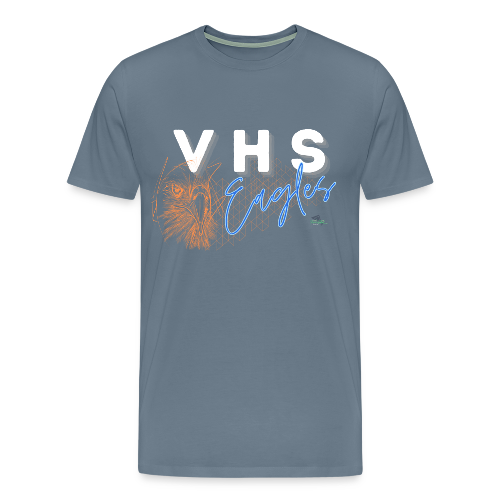 VHS Eagles Getting Grafted Premium T-Shirt - steel blue