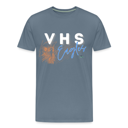 VHS Eagles Getting Grafted Premium T-Shirt - steel blue