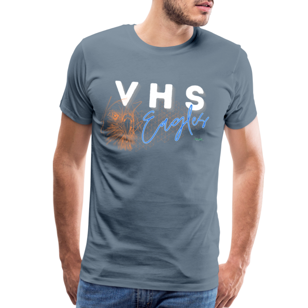 VHS Eagles Getting Grafted Premium T-Shirt - steel blue