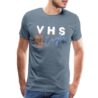 VHS Eagles Getting Grafted Premium T-Shirt - steel blue