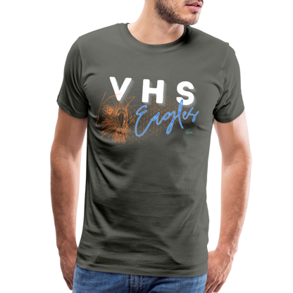 VHS Eagles Getting Grafted Premium T-Shirt - asphalt gray