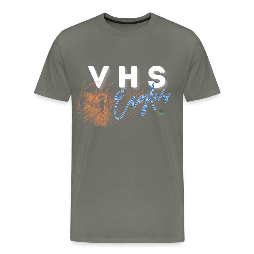 VHS Eagles Getting Grafted Premium T-Shirt - asphalt gray