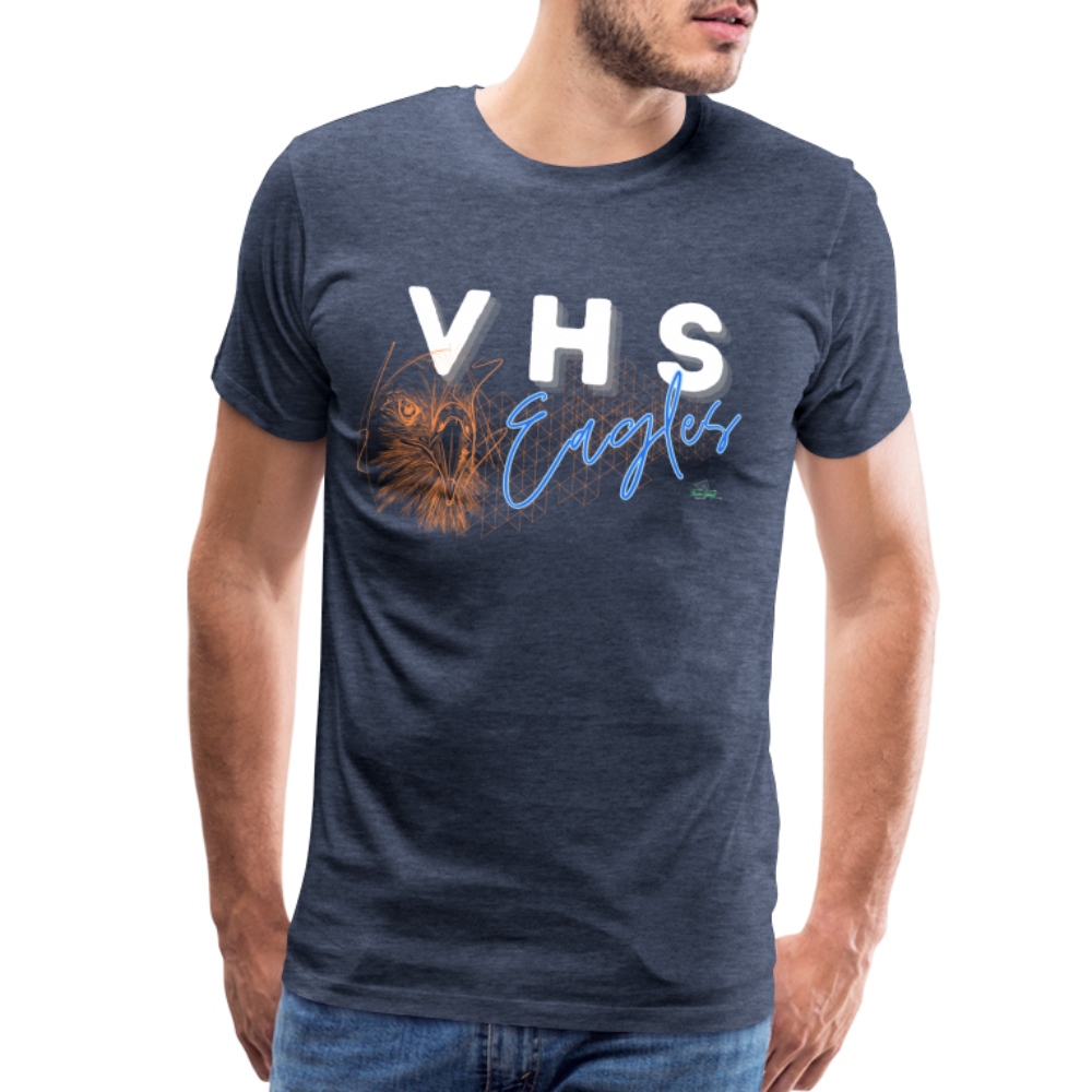 VHS Eagles Getting Grafted Premium T-Shirt - heather blue