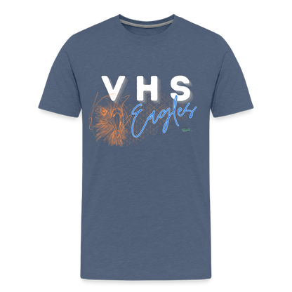 VHS Eagles Getting Grafted Premium T-Shirt - heather blue