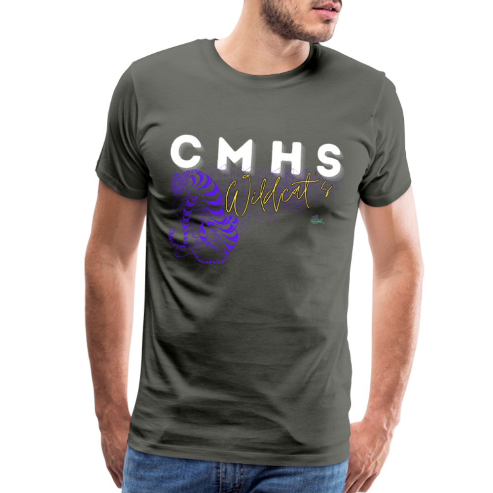 CMHS Wildcats “Getting Grafted” Premium T-Shirt - asphalt gray