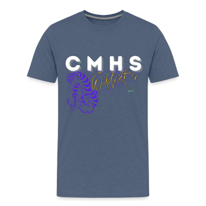 CMHS Wildcats “Getting Grafted” Premium T-Shirt - heather blue