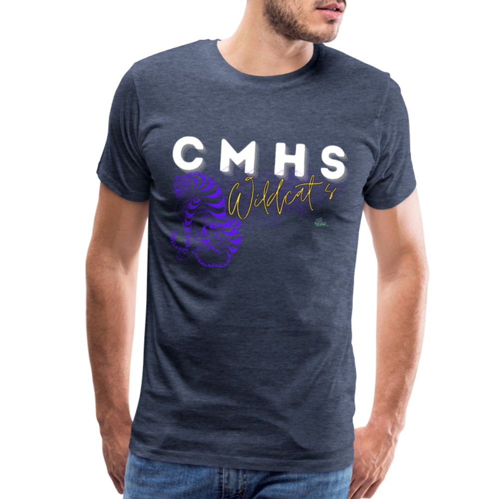 CMHS Wildcats “Getting Grafted” Premium T-Shirt - heather blue