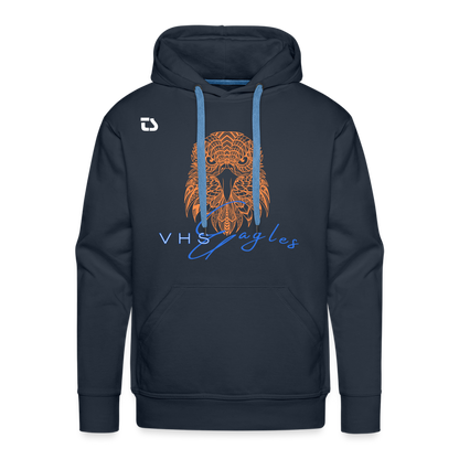 VHS Eagles "Head On" Men’s Premium Hoodie - navy