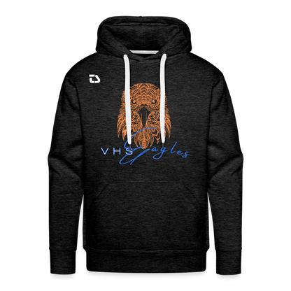 VHS Eagles "Head On" Men’s Premium Hoodie - charcoal grey