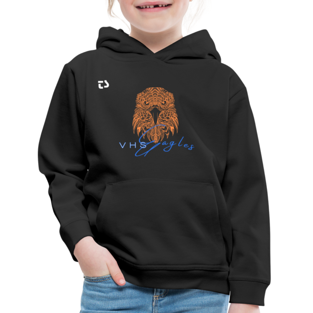 Kids‘ VHS Eagles "Head On" Premium Hoodie - black