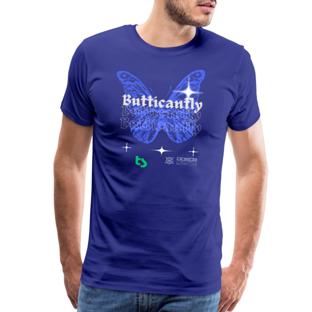 Men’s Premium Butticanfly TShirt - royal blue