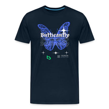 Men’s Premium Butticanfly TShirt - deep navy