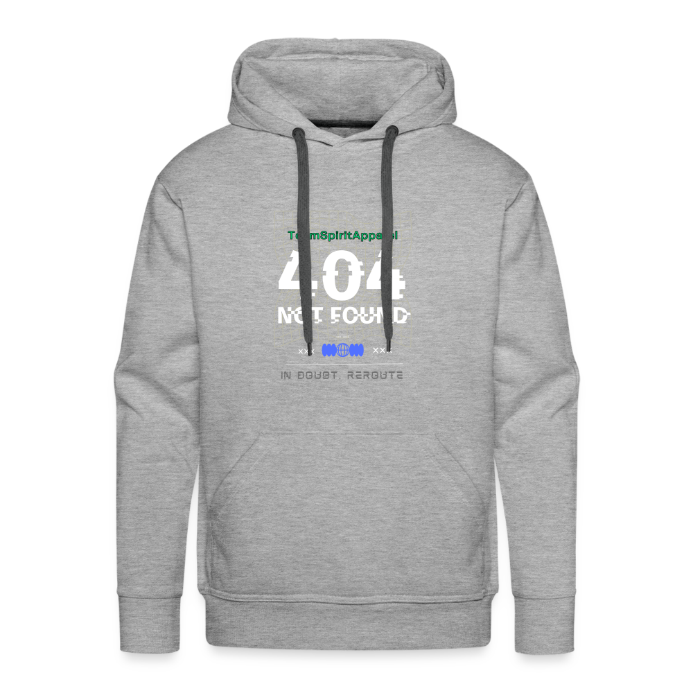 Team Spirit 404 Not Found Premium Hoodie - heather grey