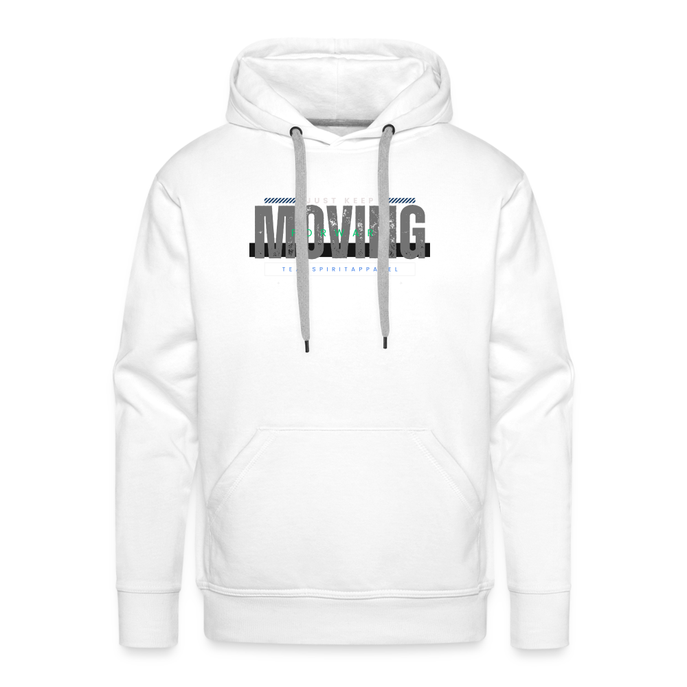 Team Spirit Apparel Moving Forward Premium Hoodie - white