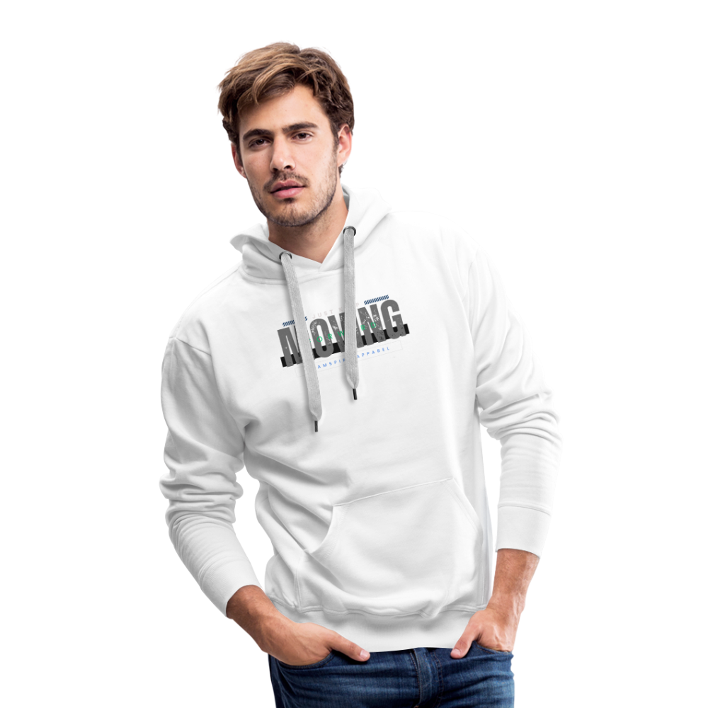 Team Spirit Apparel Moving Forward Premium Hoodie - white