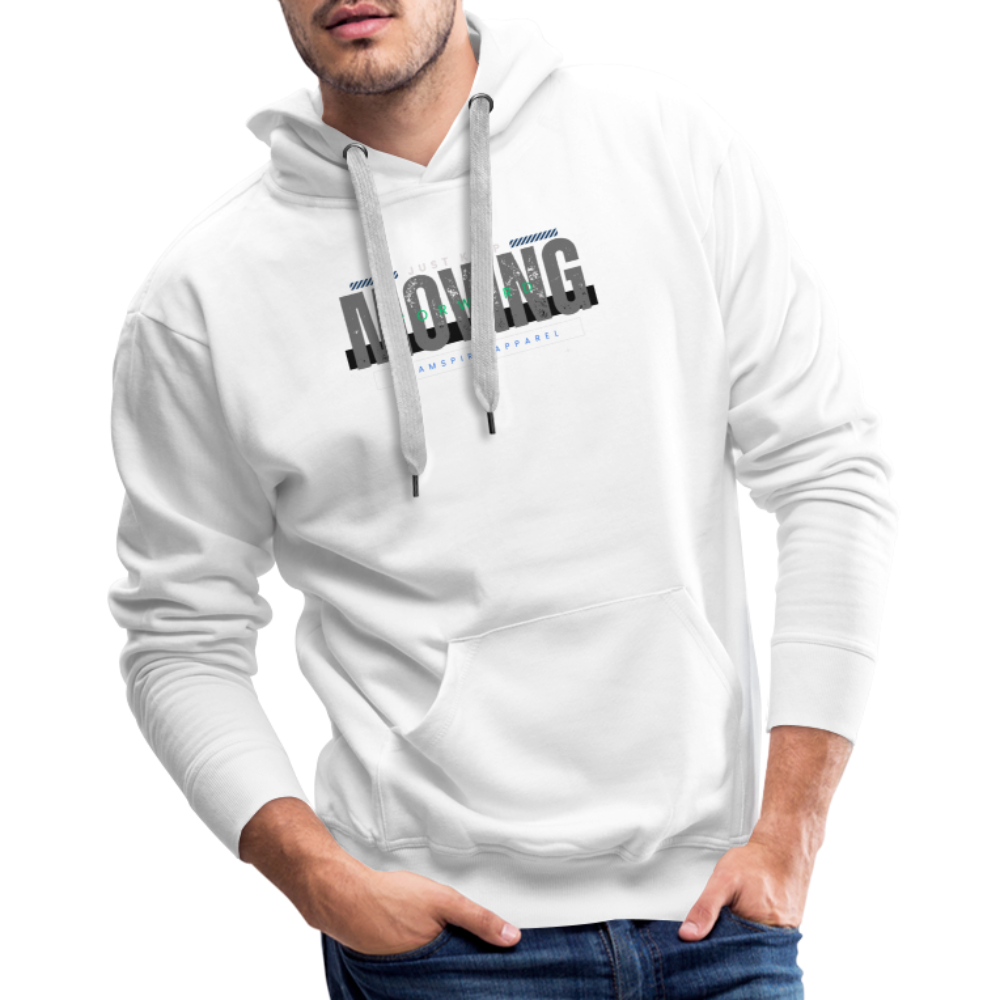 Team Spirit Apparel Moving Forward Premium Hoodie - white