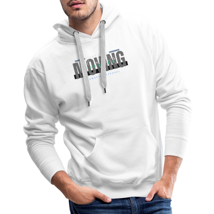 Team Spirit Apparel Moving Forward Premium Hoodie - white