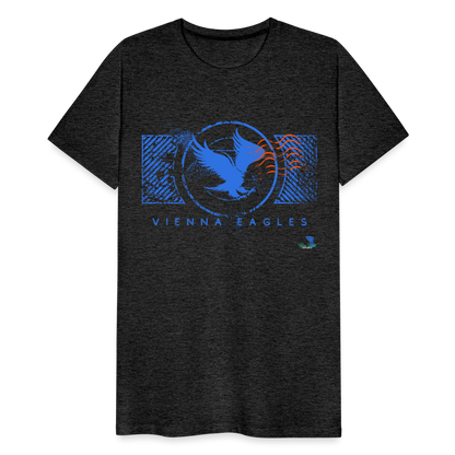 Vienna High School Eagles Royal Stamped Premium T-Shirt - charcoal grey