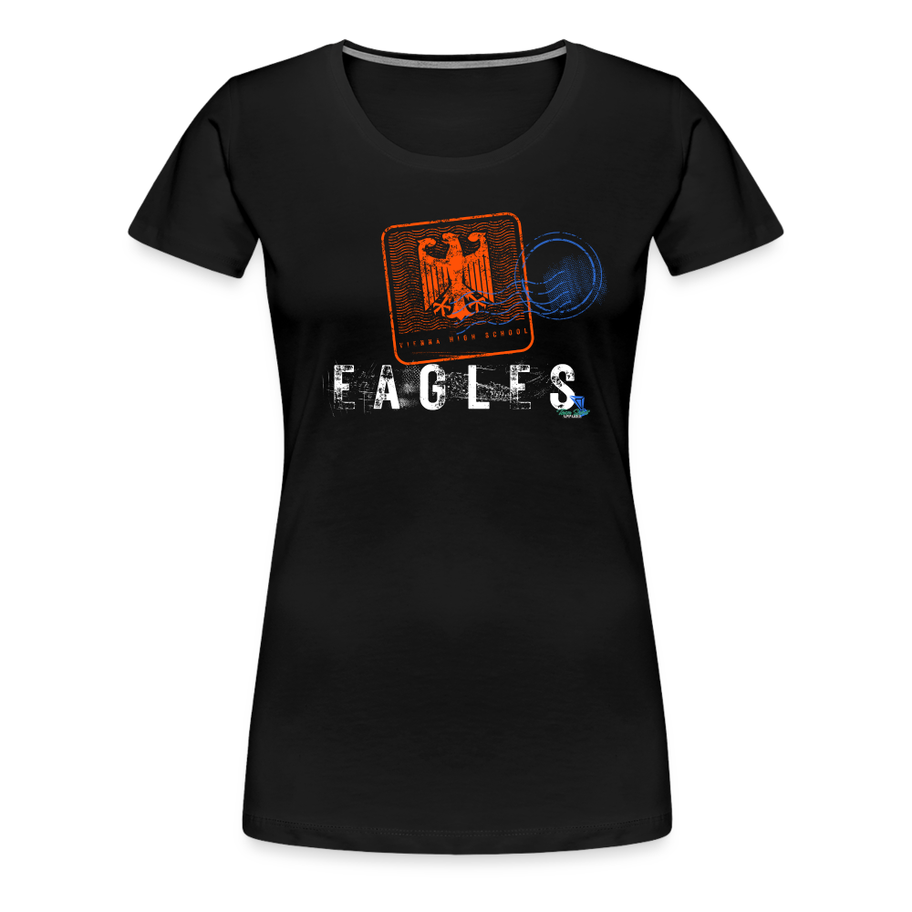 Vienna Eagles Vintage Stamped Women’s Premium T-Shirt - black