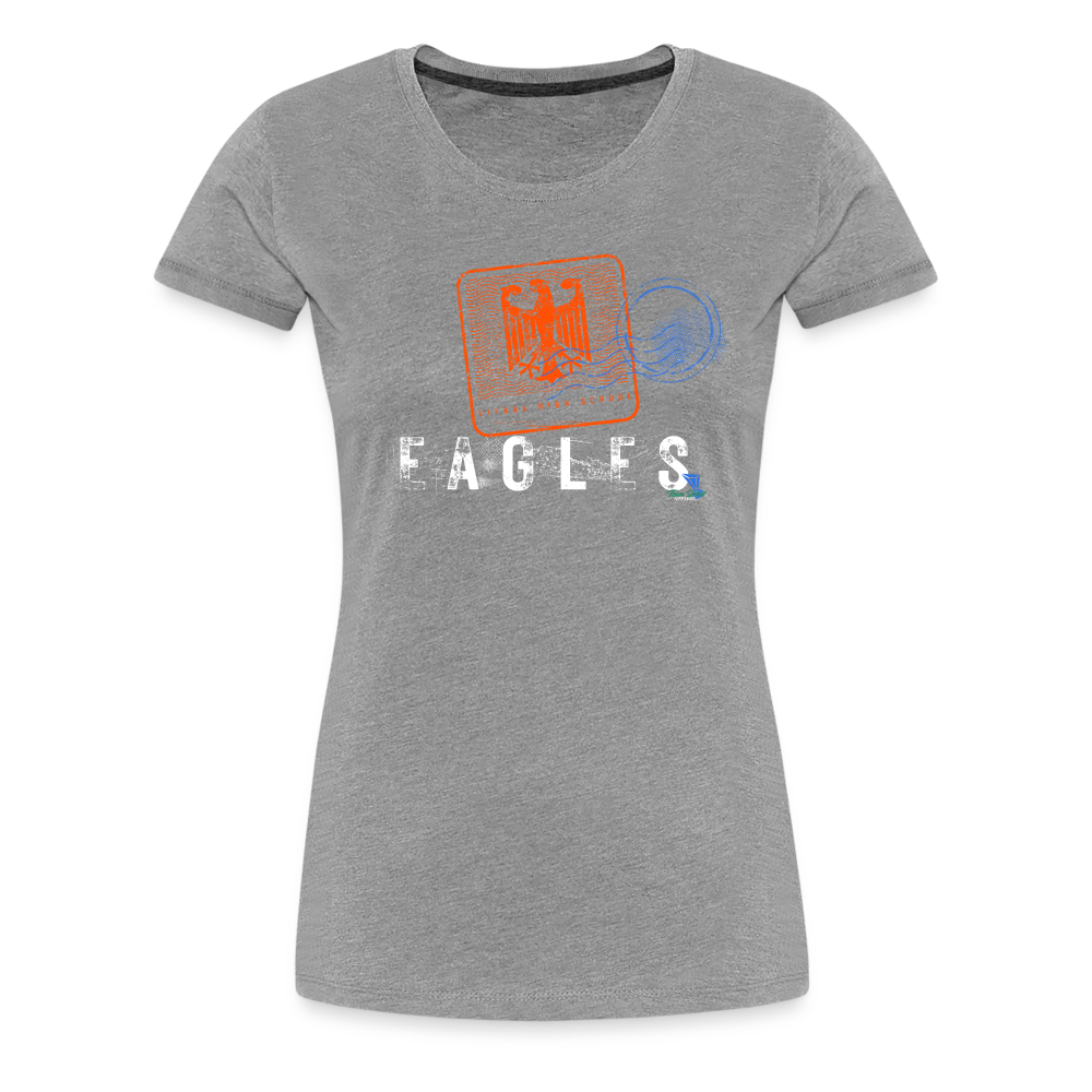 Vienna Eagles Vintage Stamped Women’s Premium T-Shirt - heather gray