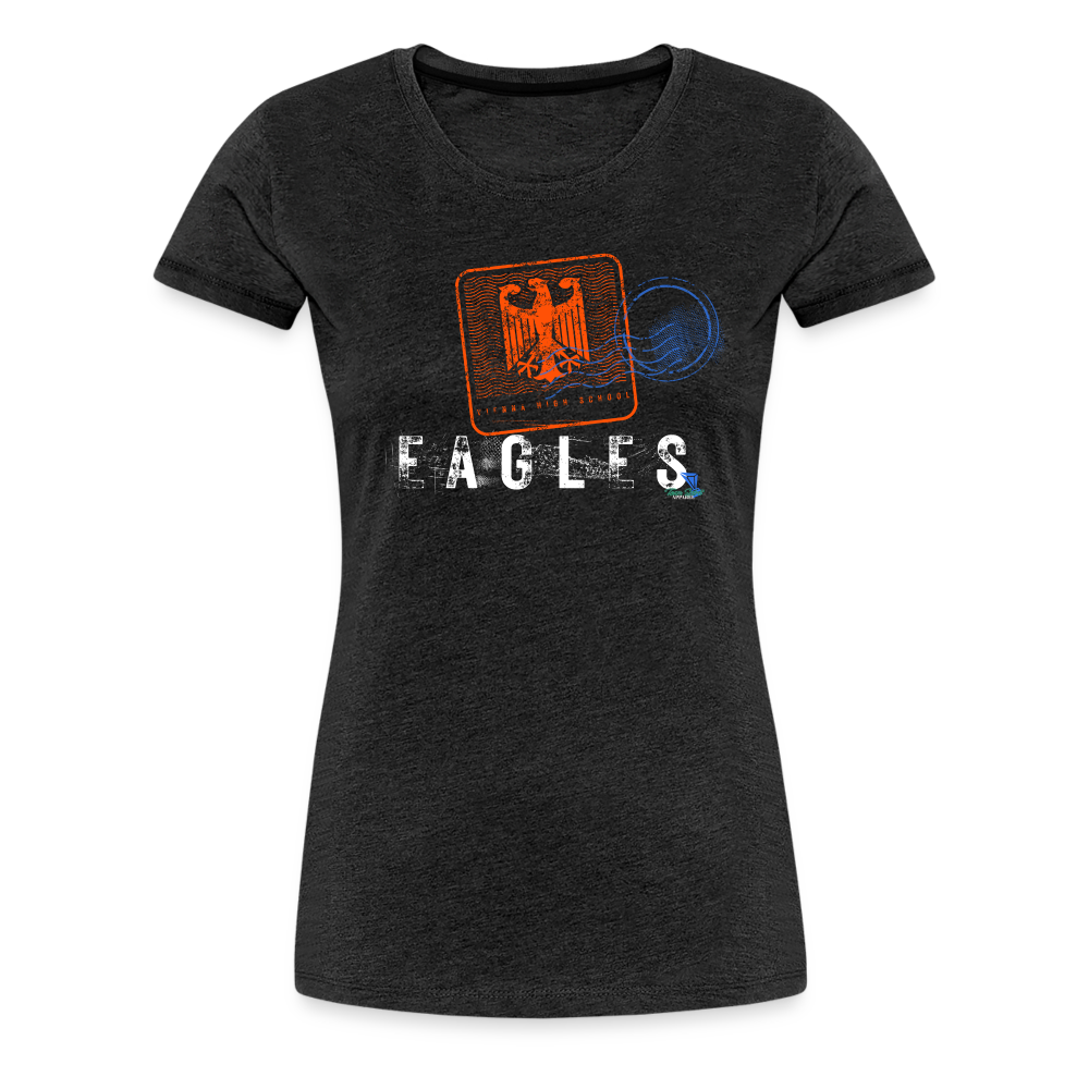 Vienna Eagles Vintage Stamped Women’s Premium T-Shirt - charcoal grey