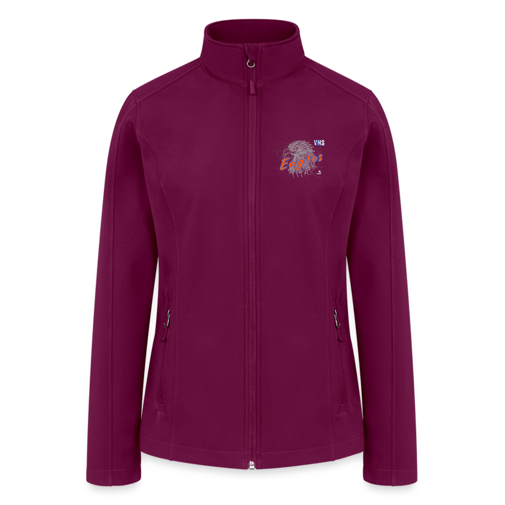 Eagles_Women’s_Soft_Shell_Jacket - raspberry