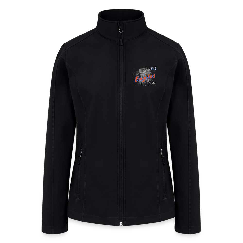 Eagles_Women’s_Soft_Shell_Jacket - black