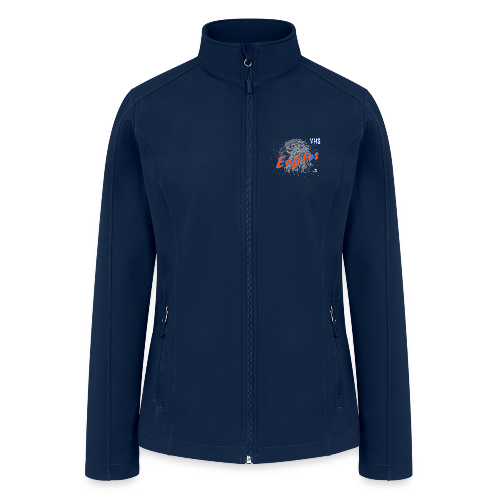 Eagles_Women’s_Soft_Shell_Jacket - navy