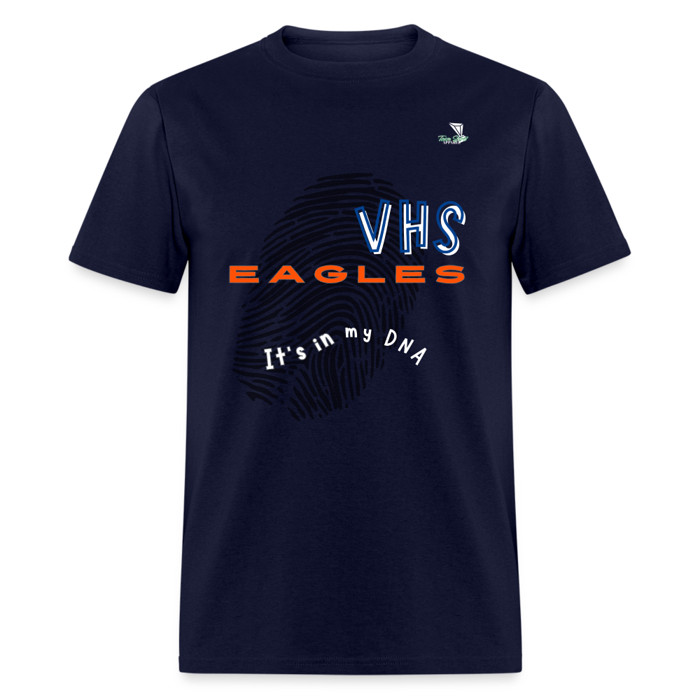 Eagles_DNA_Fingerprint_ Unisex_Classic_T-Shirt - navy