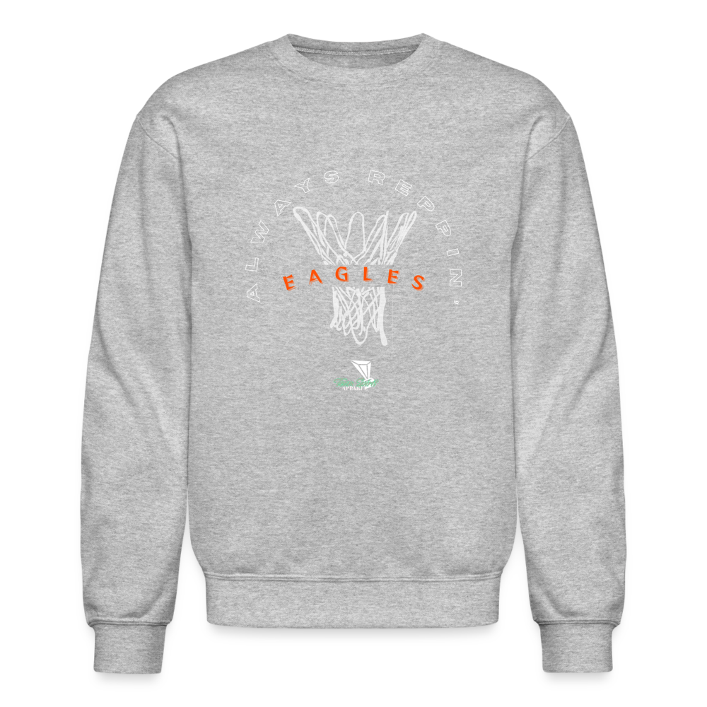 Vienna High School Always Reppin’ Basketball Crewneck Sweatshirt - heather gray