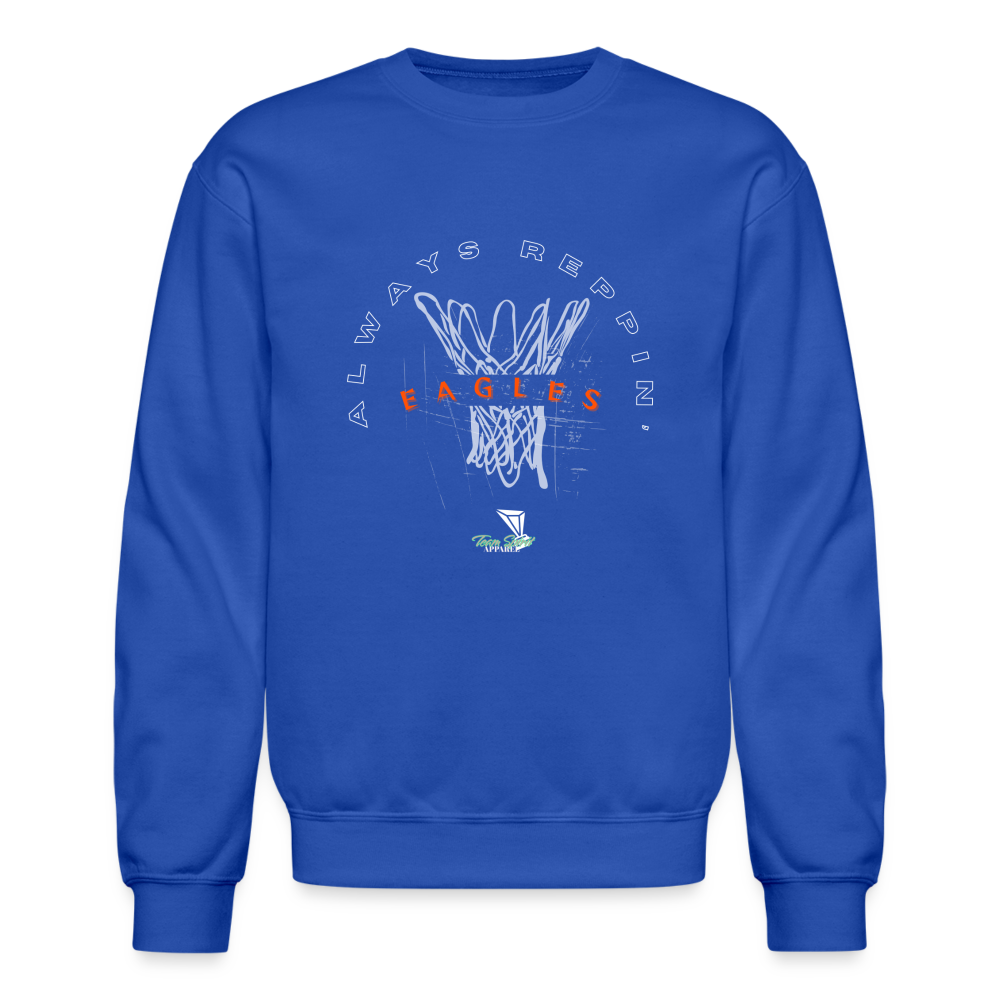 Vienna High School Always Reppin’ Basketball Crewneck Sweatshirt - royal blue