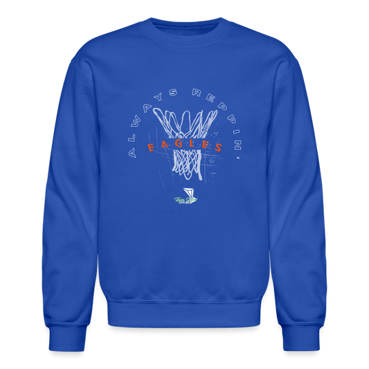 Vienna High School Always Reppin’ Basketball Crewneck Sweatshirt - royal blue