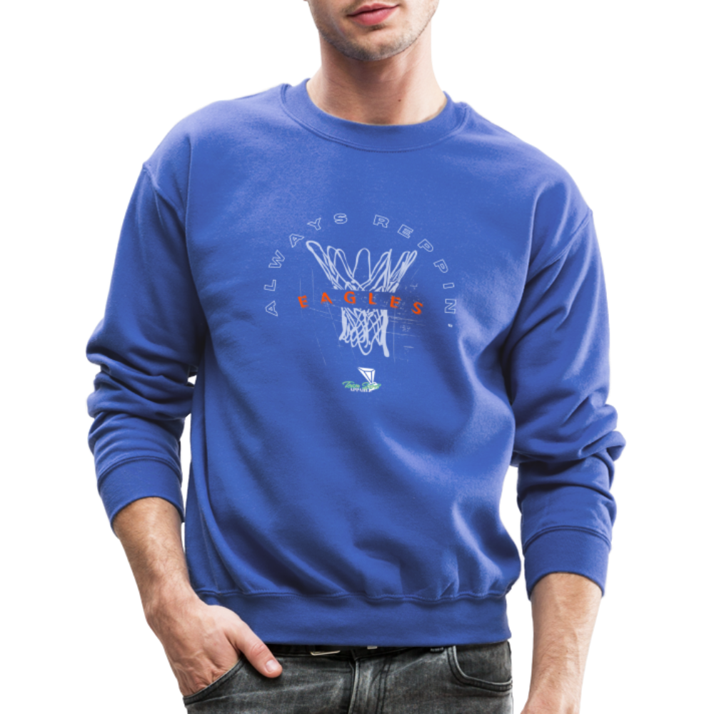 Vienna High School Always Reppin’ Basketball Crewneck Sweatshirt - royal blue