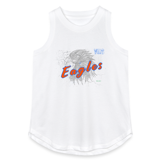 VHS Eagles Artistic Women's Relaxed Tank Top - white