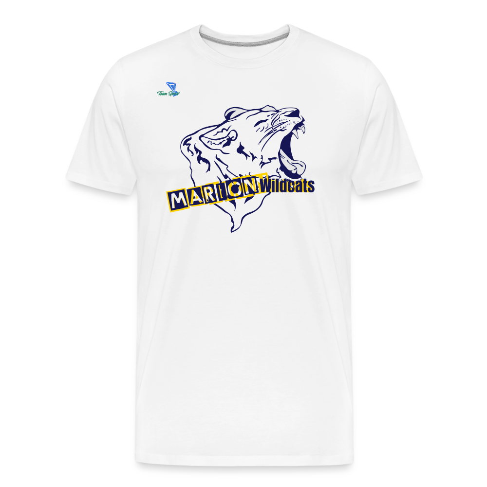 Marion Wildcats Unisex Premium Organic T-Shirt - white