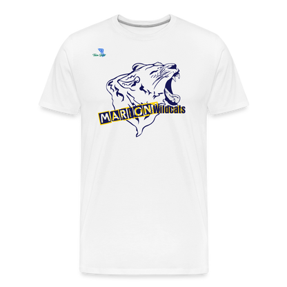 Marion Wildcats Unisex Premium Organic T-Shirt - white