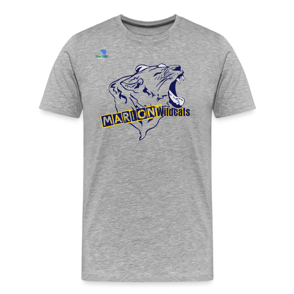 Marion Wildcats Unisex Premium Organic T-Shirt - heather gray