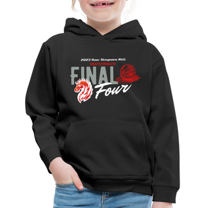 New Simpson Hill 2023 "Final Four" Kids‘ Premium Hoodie - black