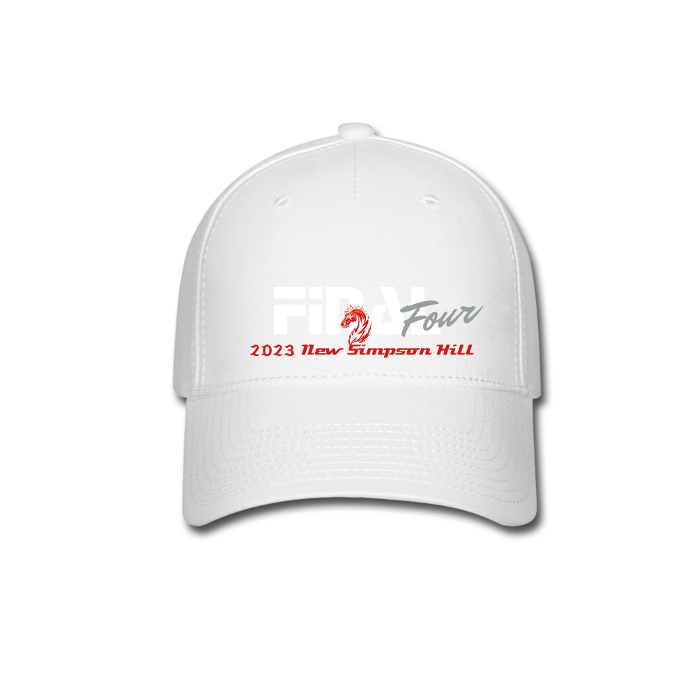 New Simpson Hill Final Four Baseball Cap - white